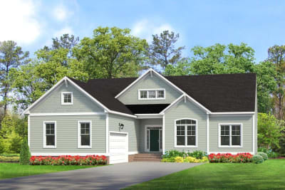 Treyburn III A - Craftsman (AC) Courtyard garage - Preview