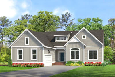 Treyburn III A - Arts & Crafts (ART) Courtyard garage - Preview