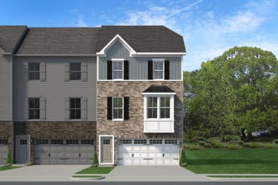 Schubert Townhomes Unit E (Elevation N End Unit) - Preview