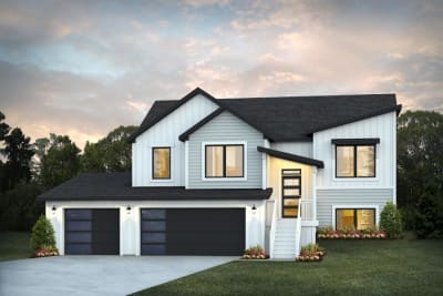 Shiva Mountain Modern 3 Car Garage - Preview