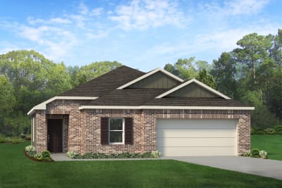 A with Brick Wrap
