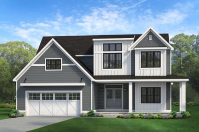 Two Story Farmhouse- Wrap Around Porch
