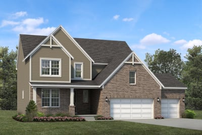 B with 3 Car Garage