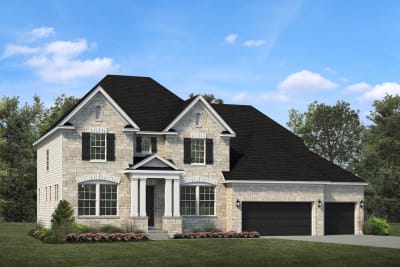 D with 3 Car Garage
