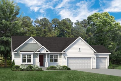 English Cottage with 3 Car - Lookout