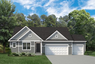Country Cottage with 3 Car - Walkout