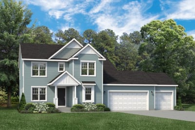 English Cottage with 3 Car - Walkout