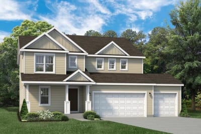 English Cottage with 3 Car - Lookout