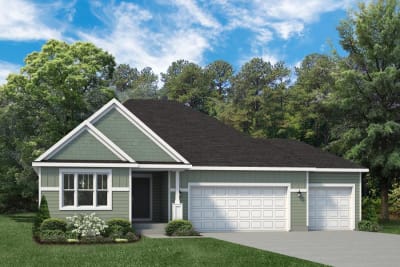 Country Cottage with 3 Car - Walkout