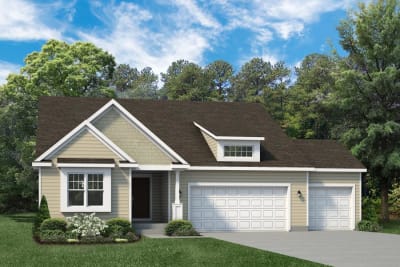 English Cottage with 3 Car - Walkout