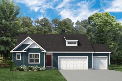 English Cottage with 3 Car - Walkout