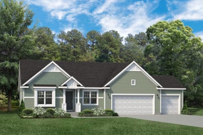 English Cottage with 3 Car - Walkout