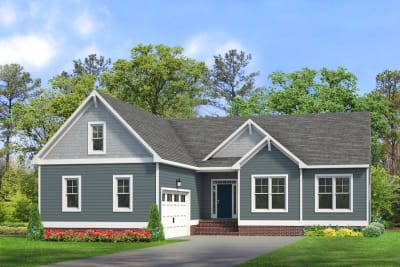 A - Craftsman (AC) Courtyard Garage