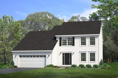 Elevation A w/Opt. Garage Windows