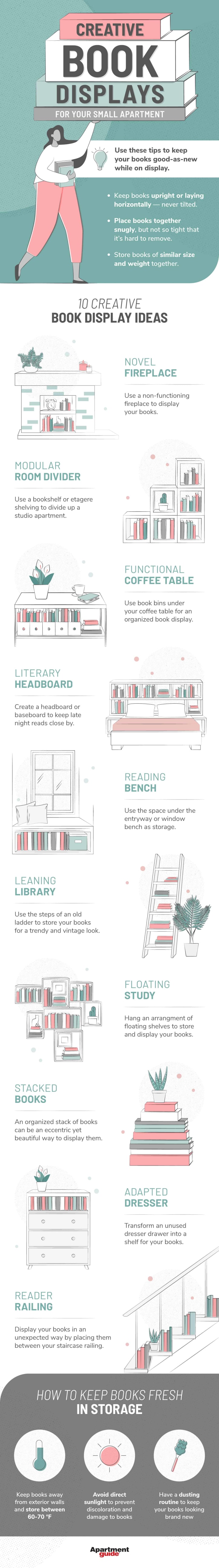 5 Clever Ways to Store Books in a Small Space