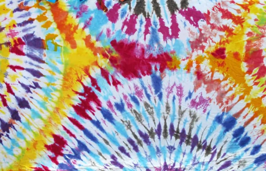 23 tie dye patterns and techniques, Gathered