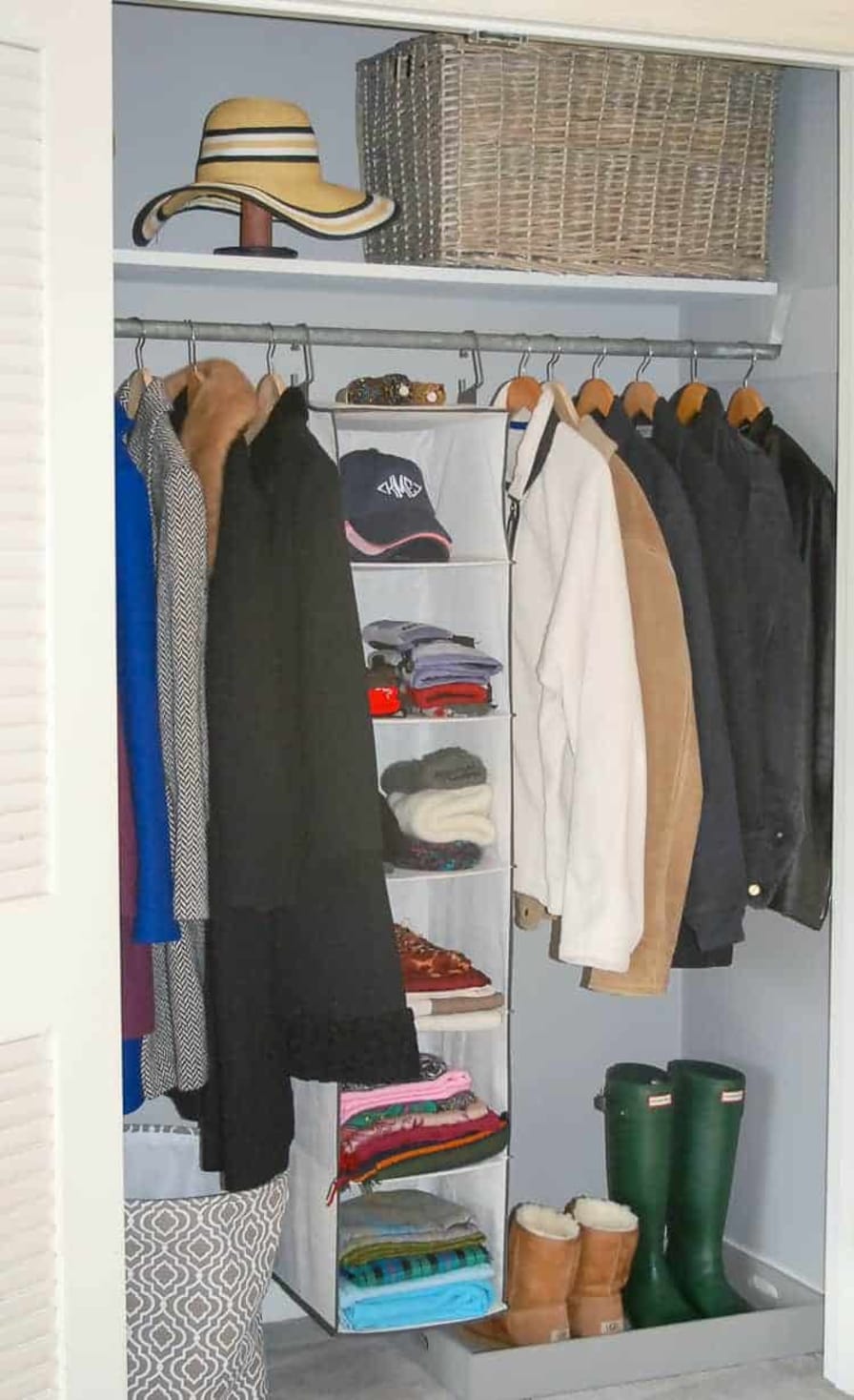 Coat Closet Organization