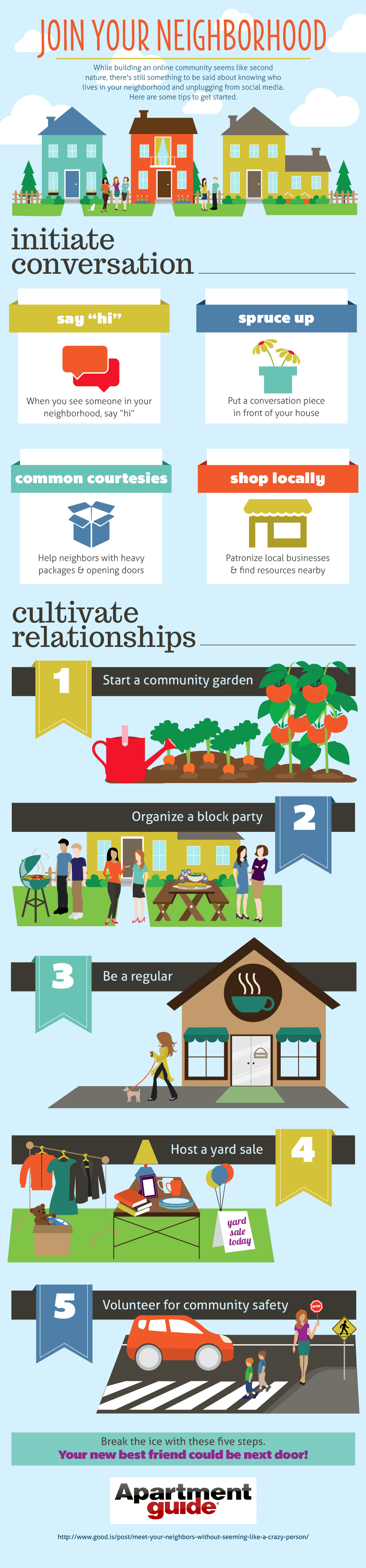 Initiate Conversation and Join Your New Neighborhood