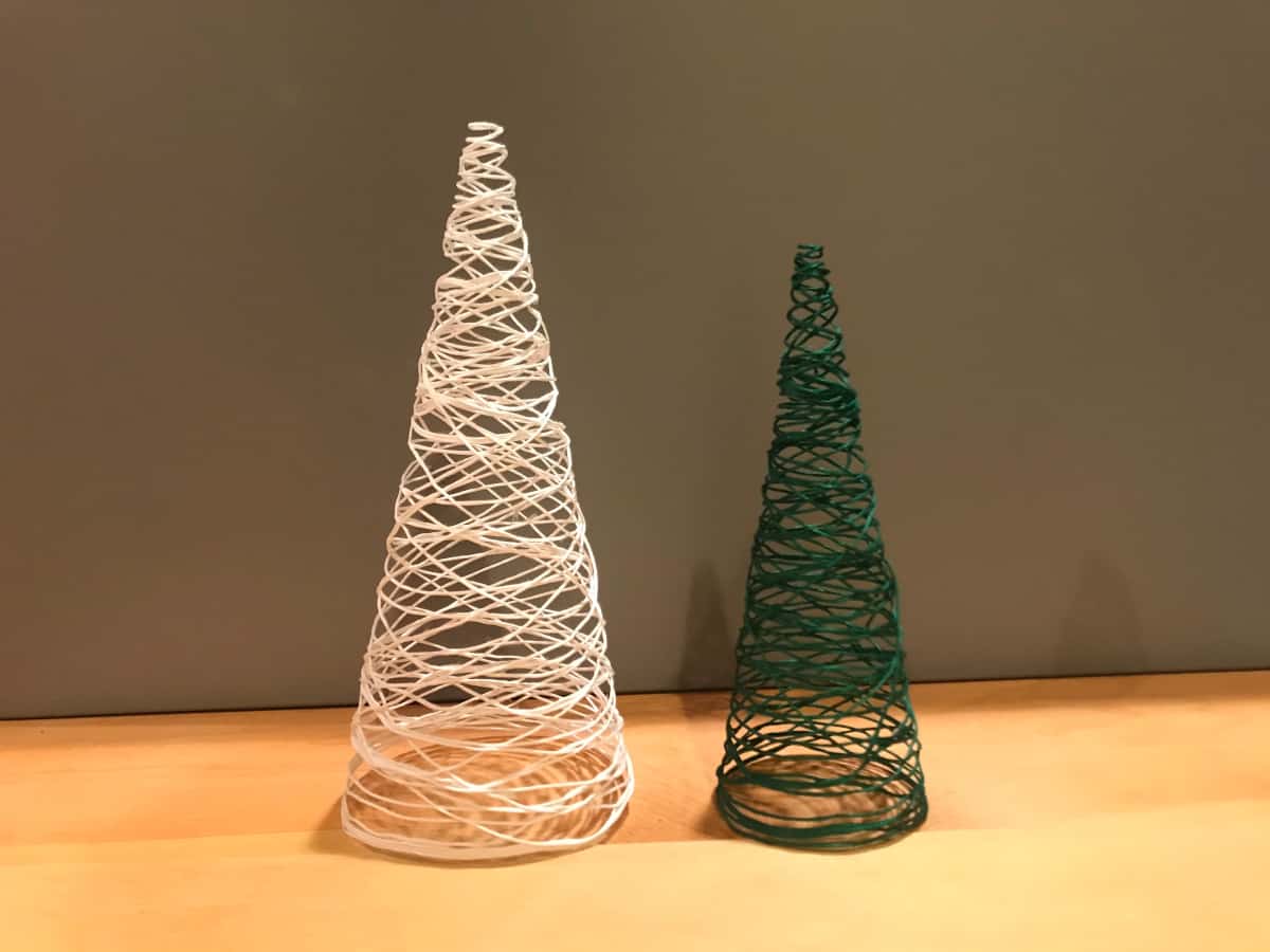 DIY String Art Christmas Tree with Wire - Girl, Just DIY!