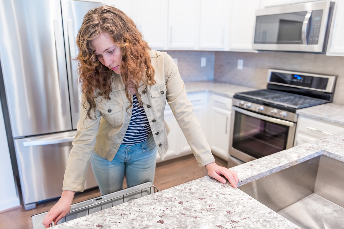 Home Inspector Charlotte Explains Kitchen Appliance Low Microwave Clearance  Over Range 