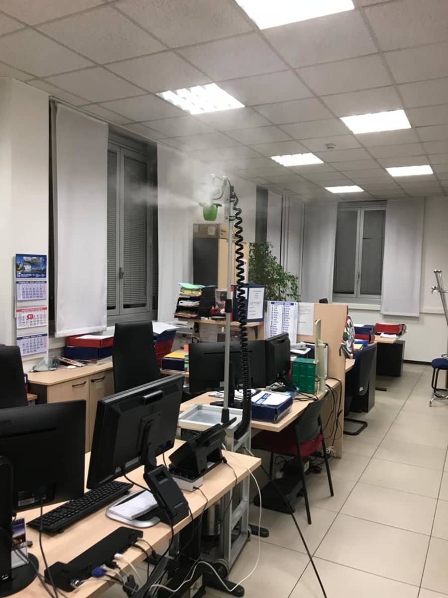 Disinfezione Virus e batteri negli ambienti di lavoro