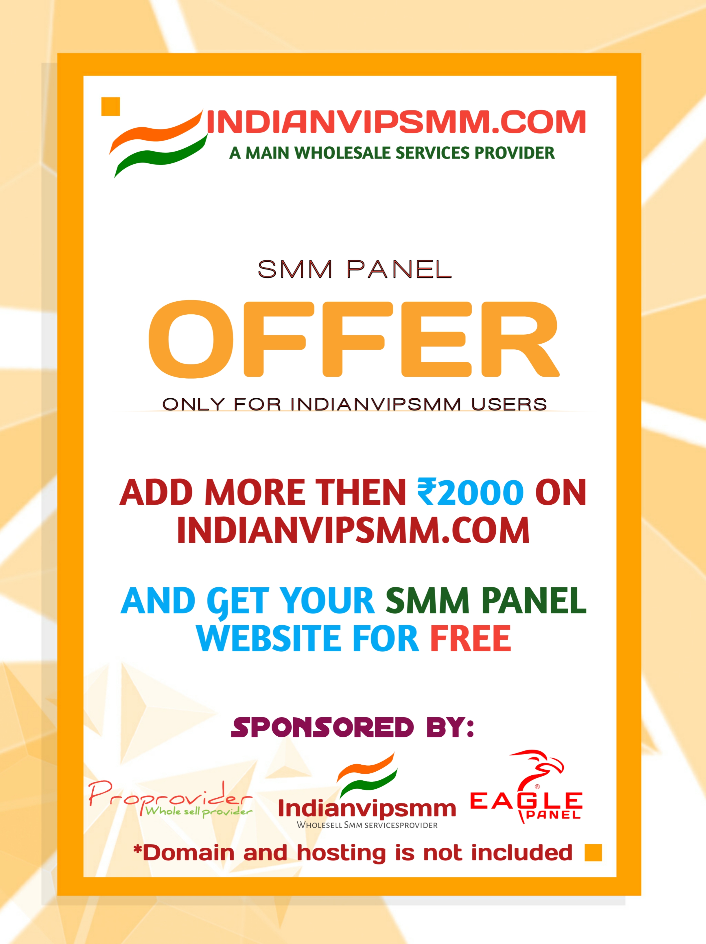 Add more then 2k and get smm panel website free: Indianvipsmm 