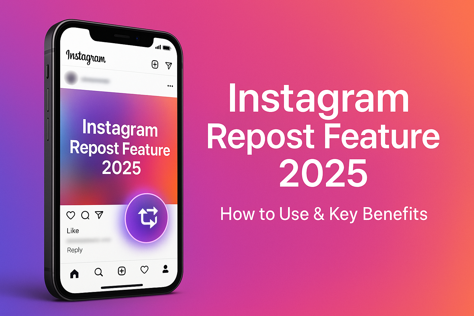 Instagram New Repost Feature 2025 | How to Use & Benefits