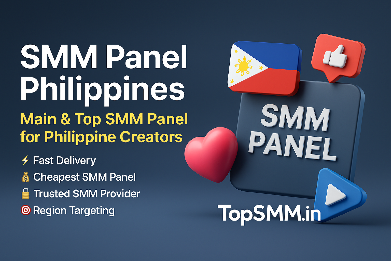 SMM Panel Philippines | Grow Your Social Media Reach with TopSMM.in