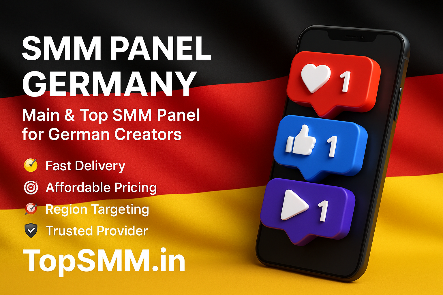SMM Panel Germany | Grow Your Social Media Reach with TopSMM.in