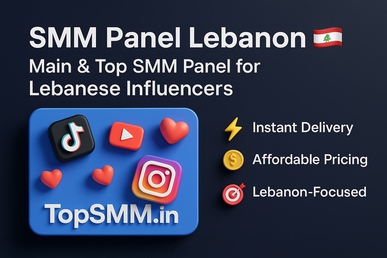 SMM Panel Lebanon | Main & Top SMM Panel for Lebanese Creators – TopSMM.in