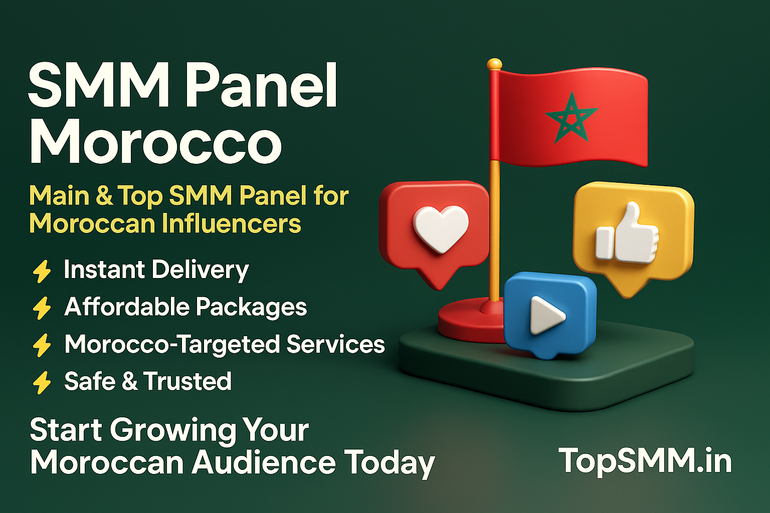 SMM Panel Morocco | Main & Top SMM Panel for Moroccan Creators – TopSMM.in