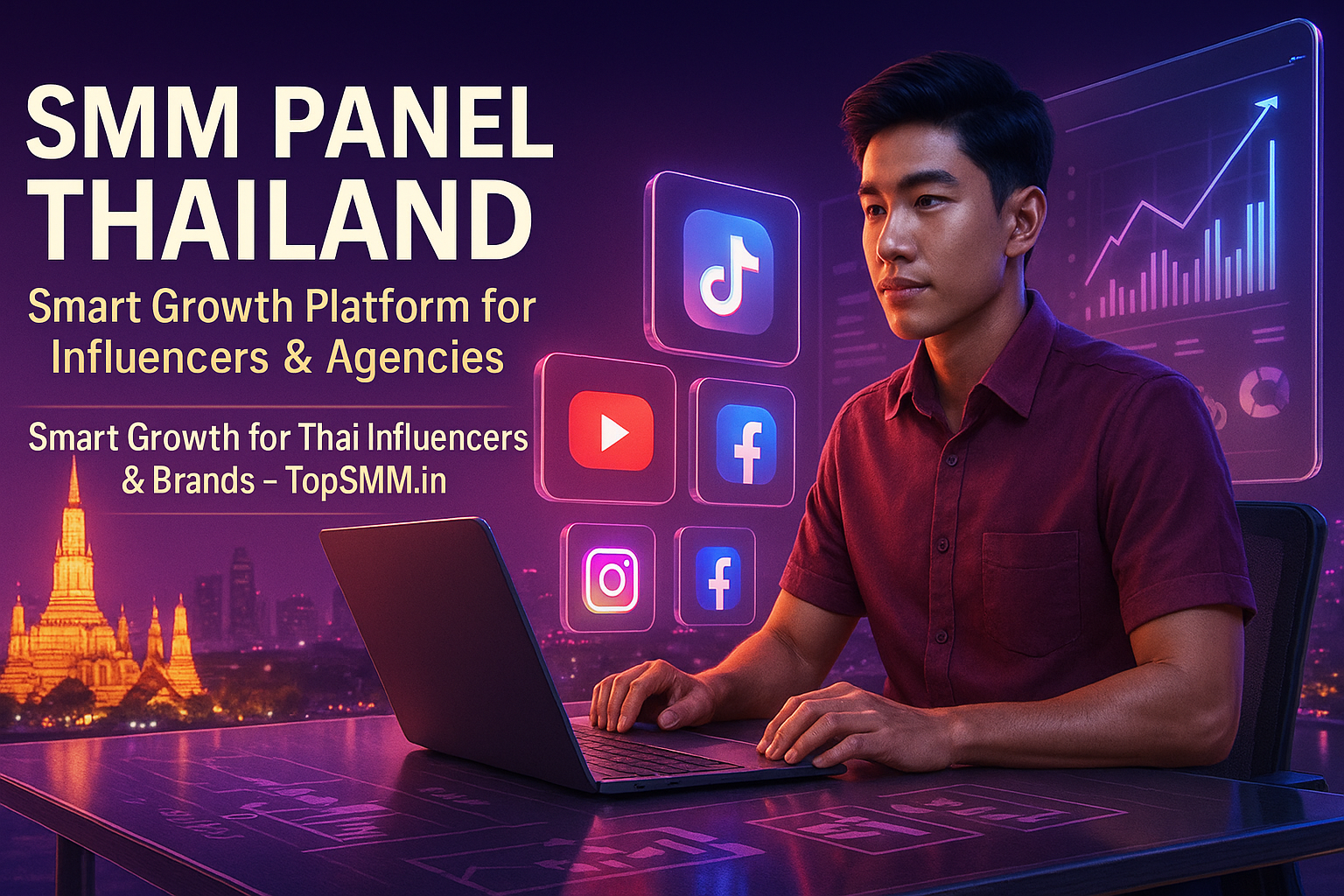 SMM Panel Thailand | Smart Growth Platform for Thai Influencers & Agencies | TopSMM.in