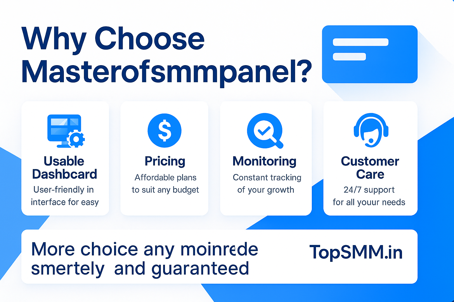 Why You Choose MASTER OF SMM PANEL