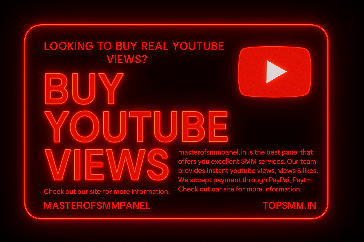 Buy youtube views from MASTEROFSMMPANEL cheapest SMM panel in the world