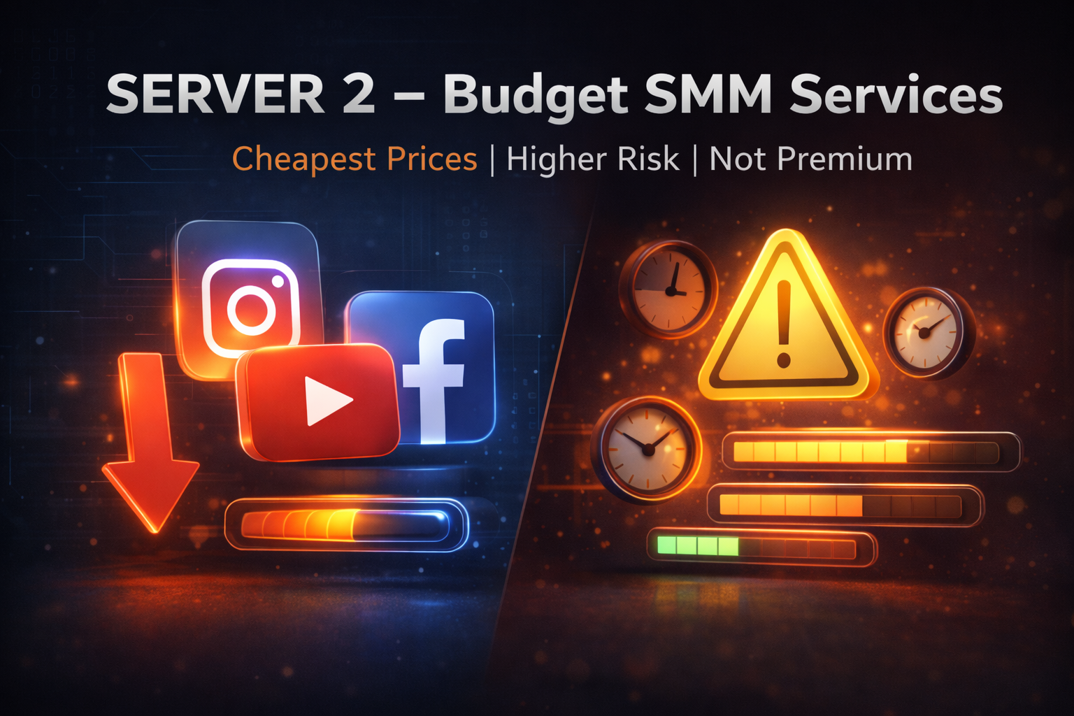 What is SERVER 2? | Budget SMM Services Risks & Rules