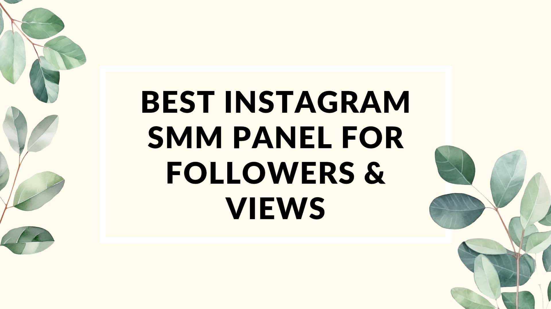 Best Instagram SMM Panel for Real Followers & Reels Views in 2026