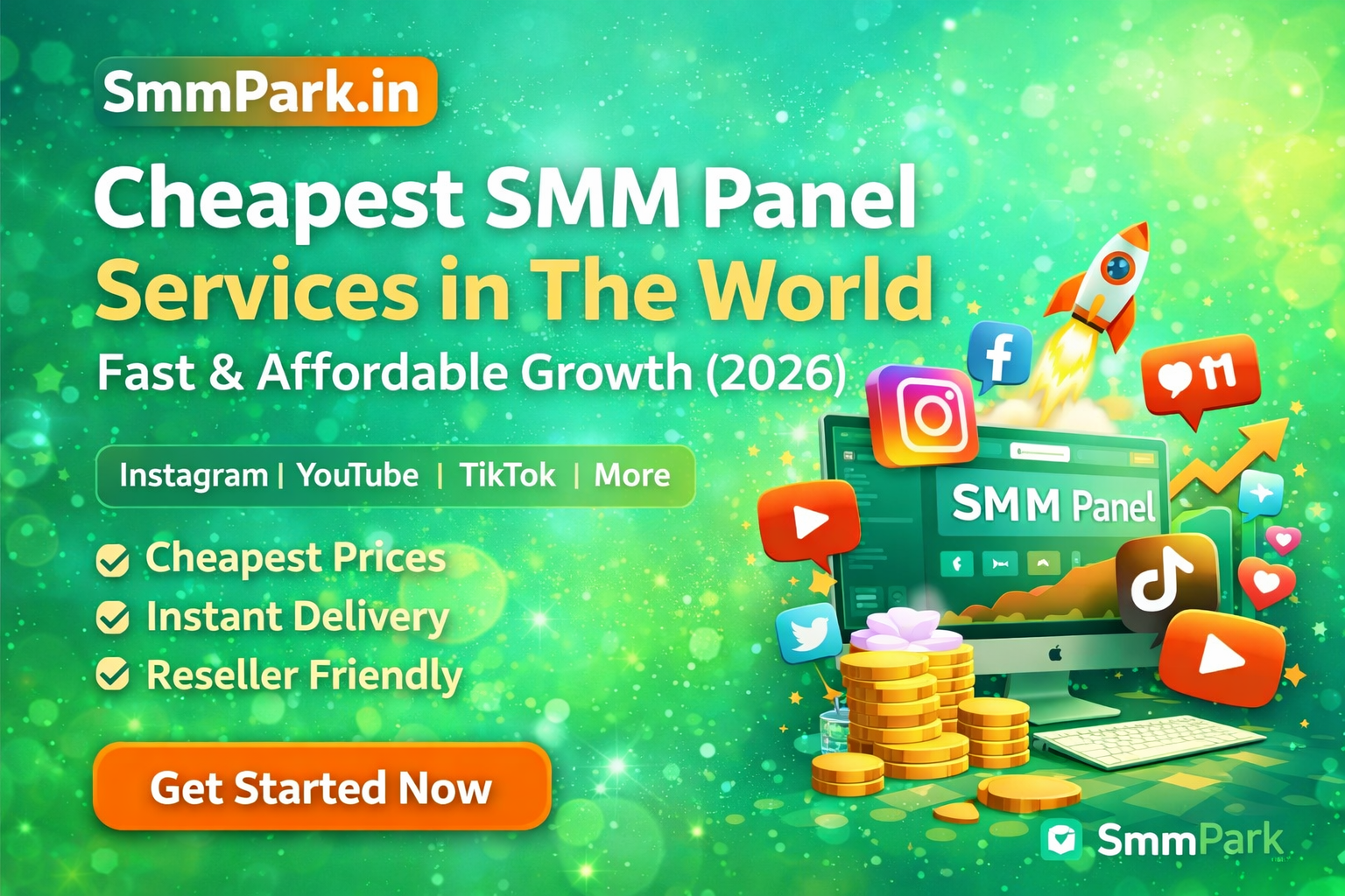 Cheapest SMM Panel Services in The World – Best SMM Panel 2026 | SMM Park