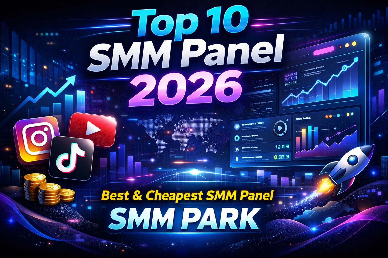 Top 10 SMM Panel 2026 – Best & Cheapest SMM Panel India | SMM PARK