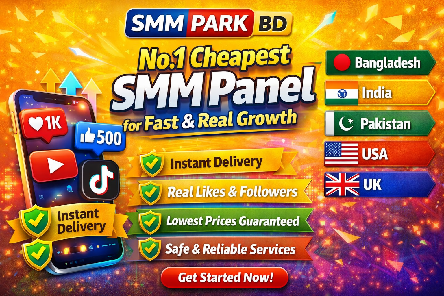 SMM PARK BD – No.1 Cheapest SMM Panel for Fast & Real Growth 2026