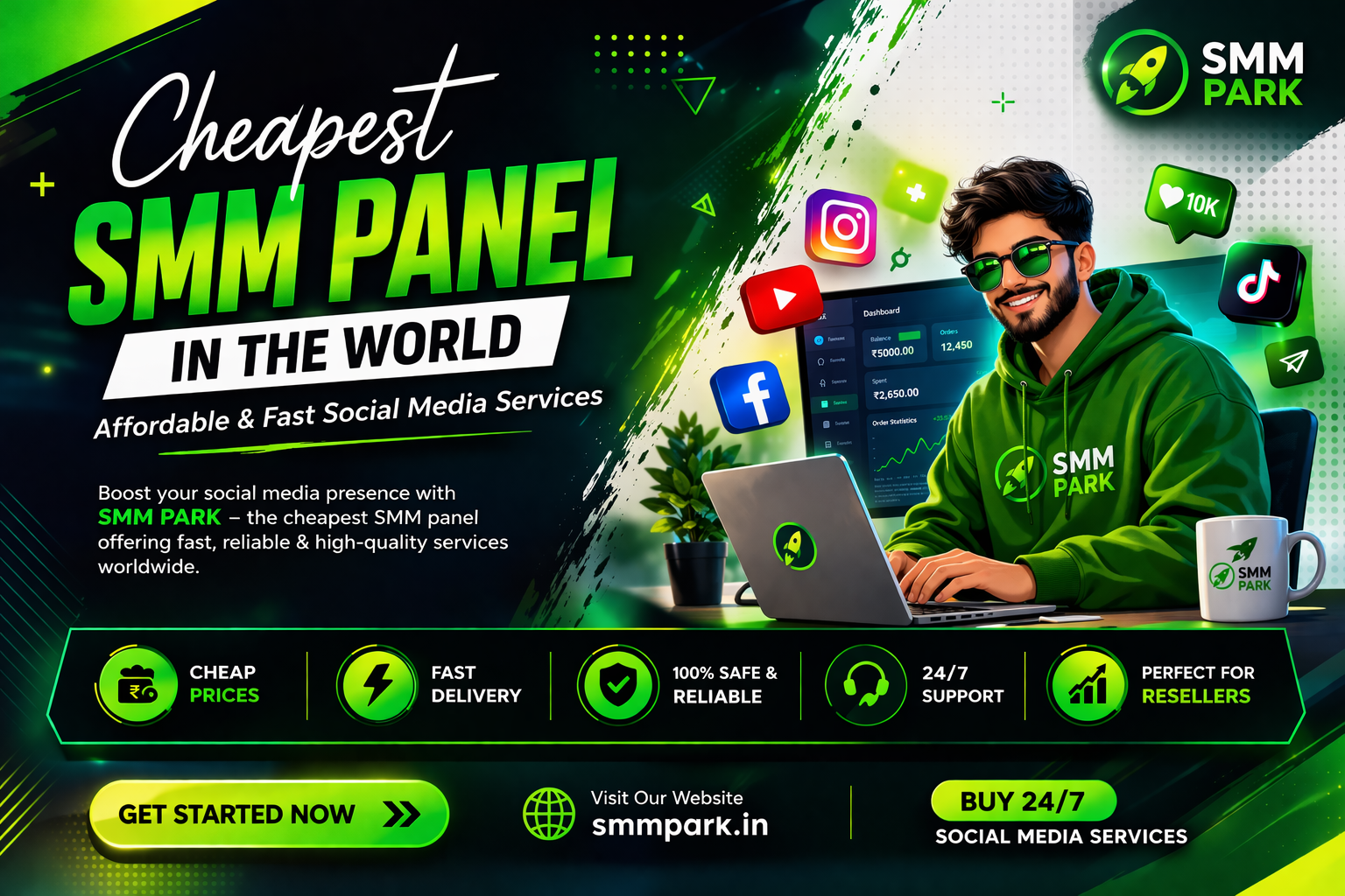 Cheapest SMM Panel in the World – Affordable & Fast Services by SMM PARK