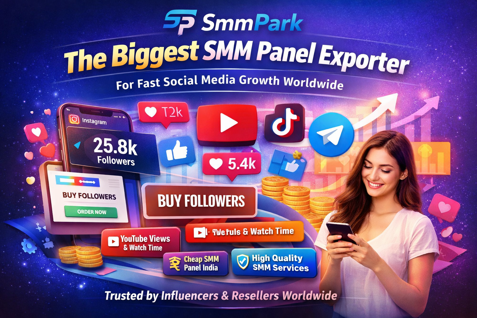 SmmPark – The Biggest SMM Panel Exporter for Fast Social Media Growth Worldwide