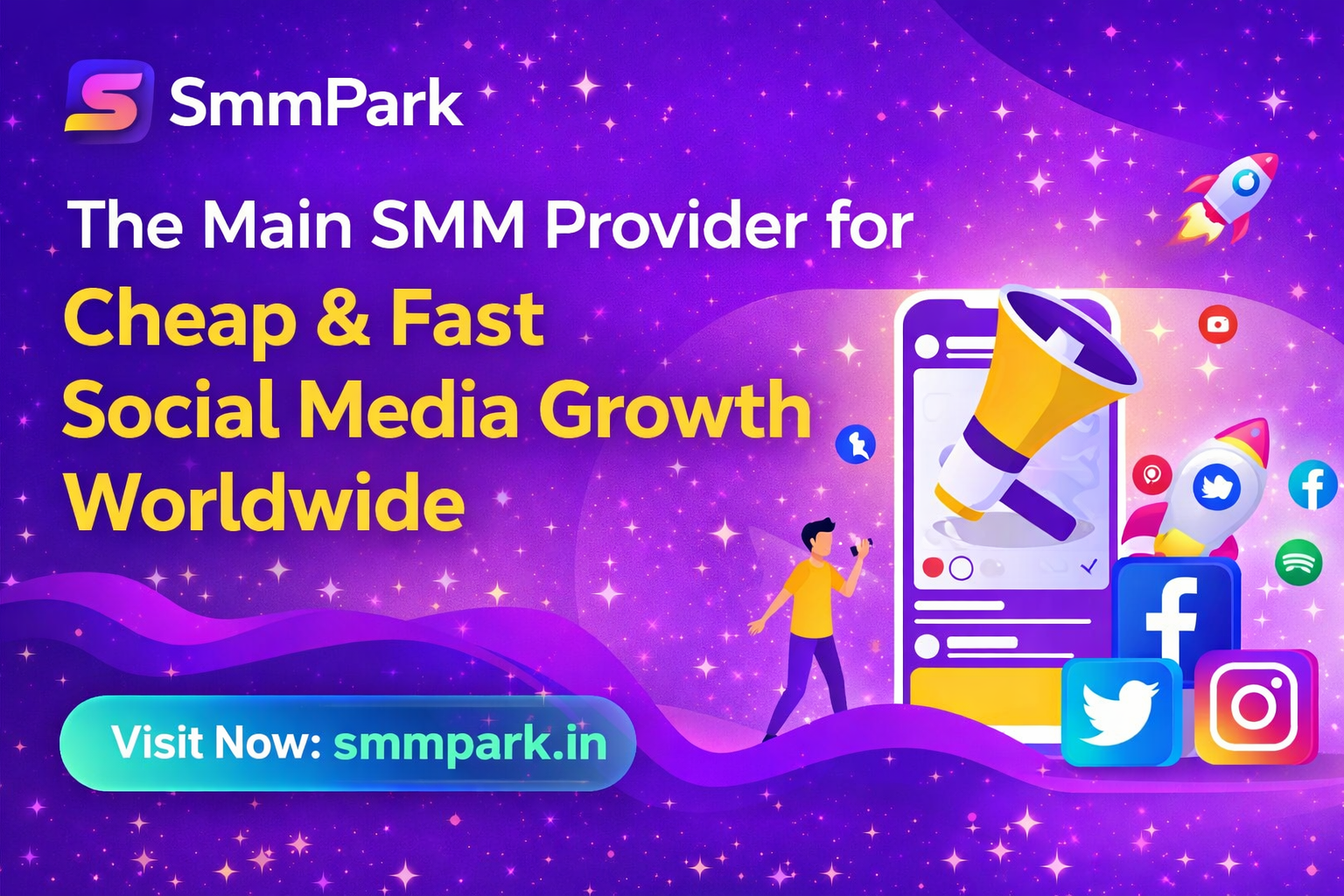 SmmPark – The Main SMM Provider for Cheap & Fast Social Media Growth Worldwide