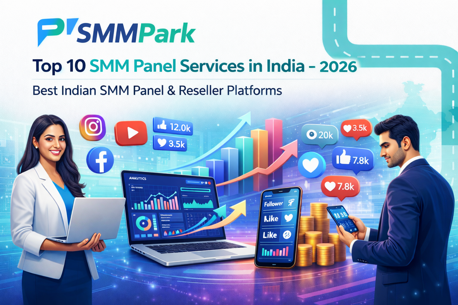 Top 10 SMM Panel in India 2026 – Best & Cheapest Indian SMM Panel for Social Media Growth