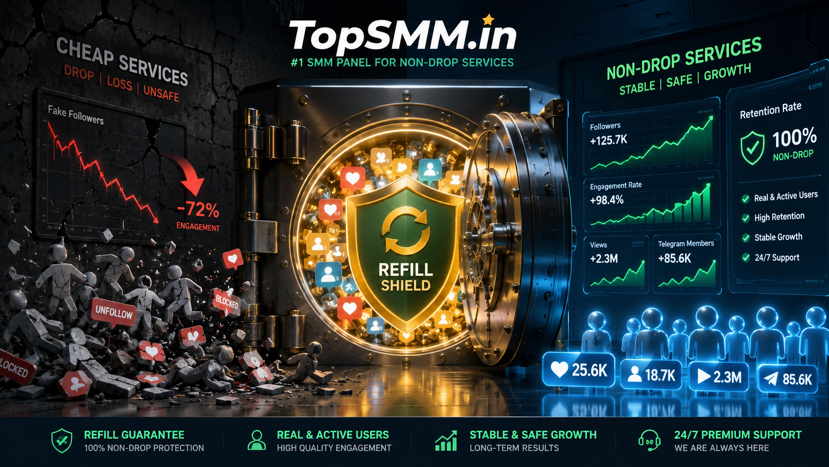 What is Refill in SMM Panels? Why Non-Drop Services Are Worth the Extra Money