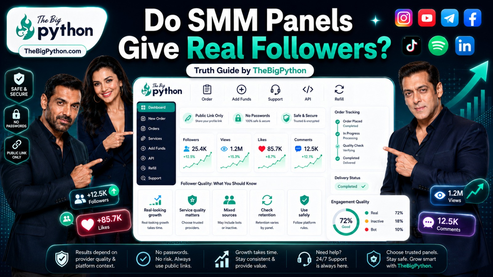 Do SMM Panels Give Real Followers or Fake Followers? Honest Answer for 2026