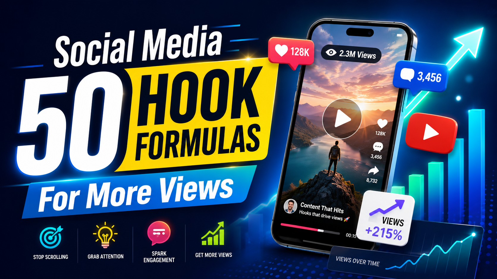 50 Social Media Hook Formulas for More Views
