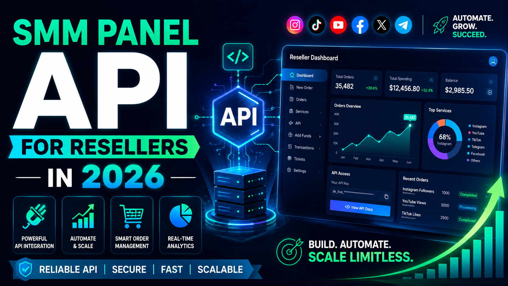 SMM Panel API for Resellers in 2026