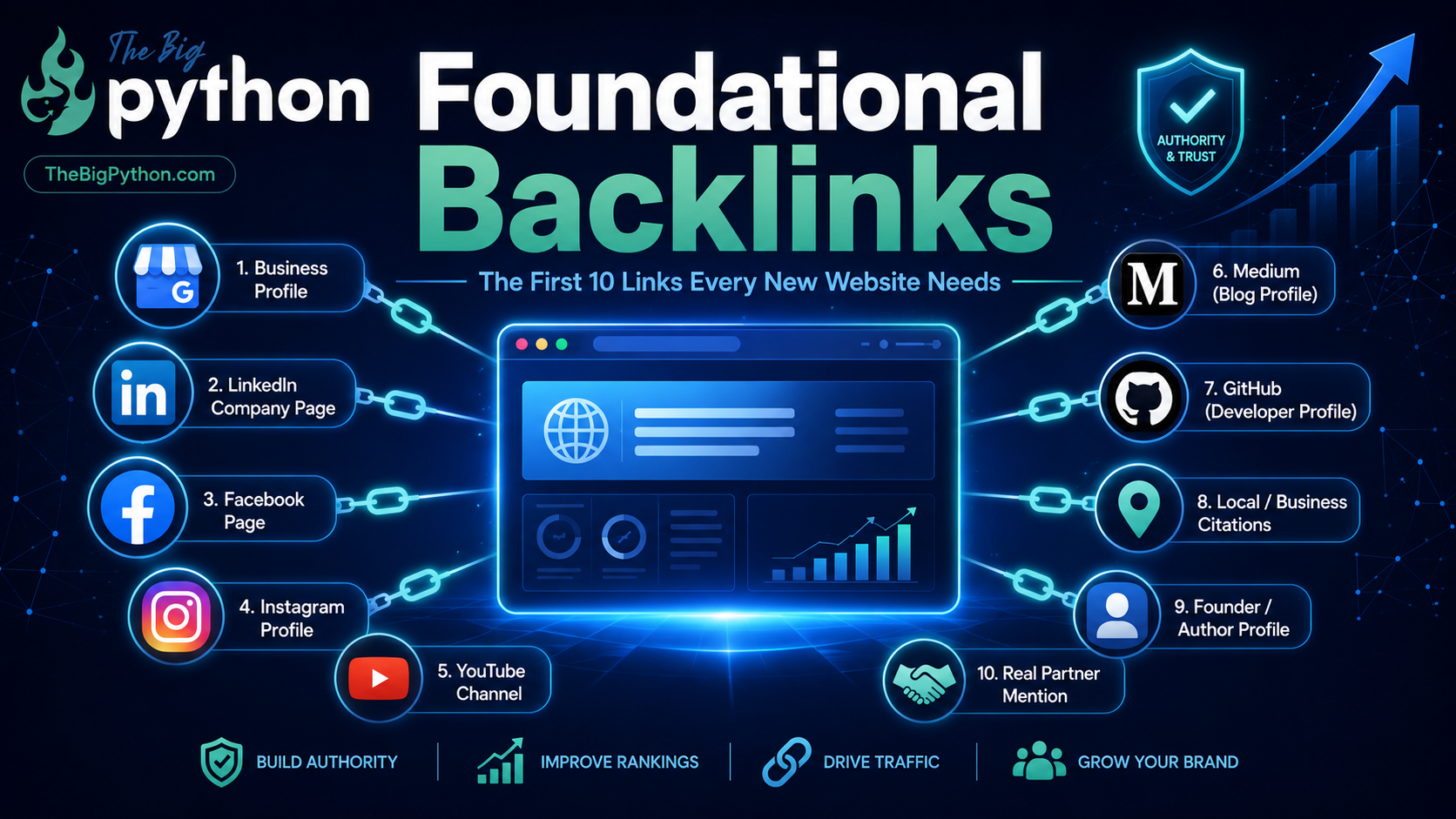  Foundational Backlinks: The First 10 Links Every New Website Needs