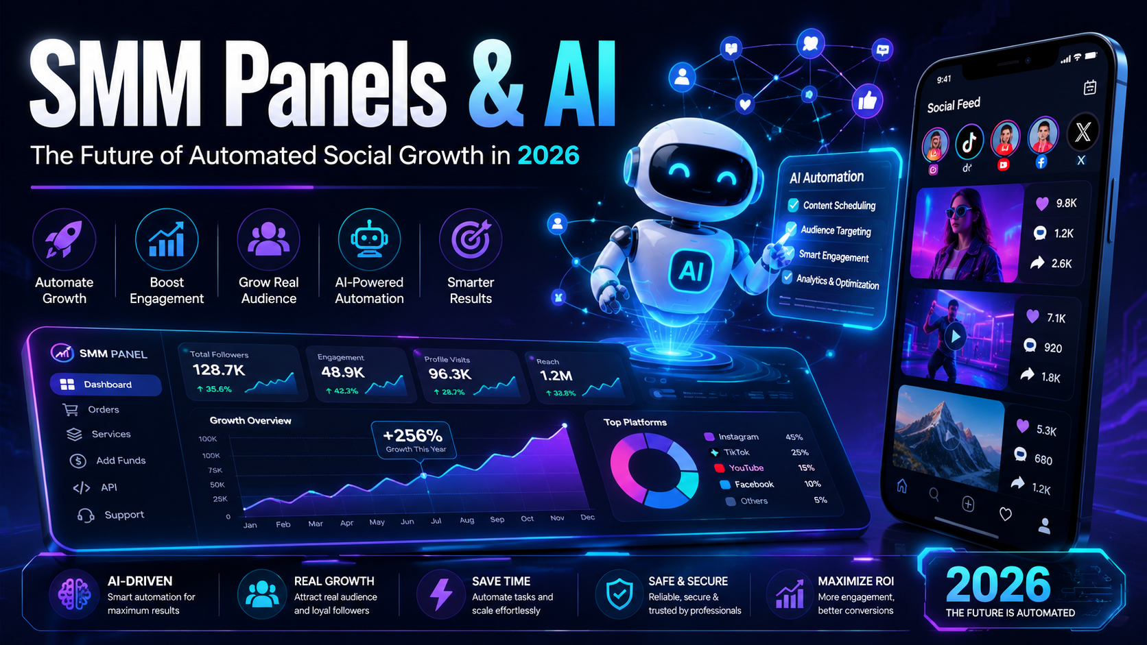 SMM Panels & AI: The Future of Automated Social Growth in 2026