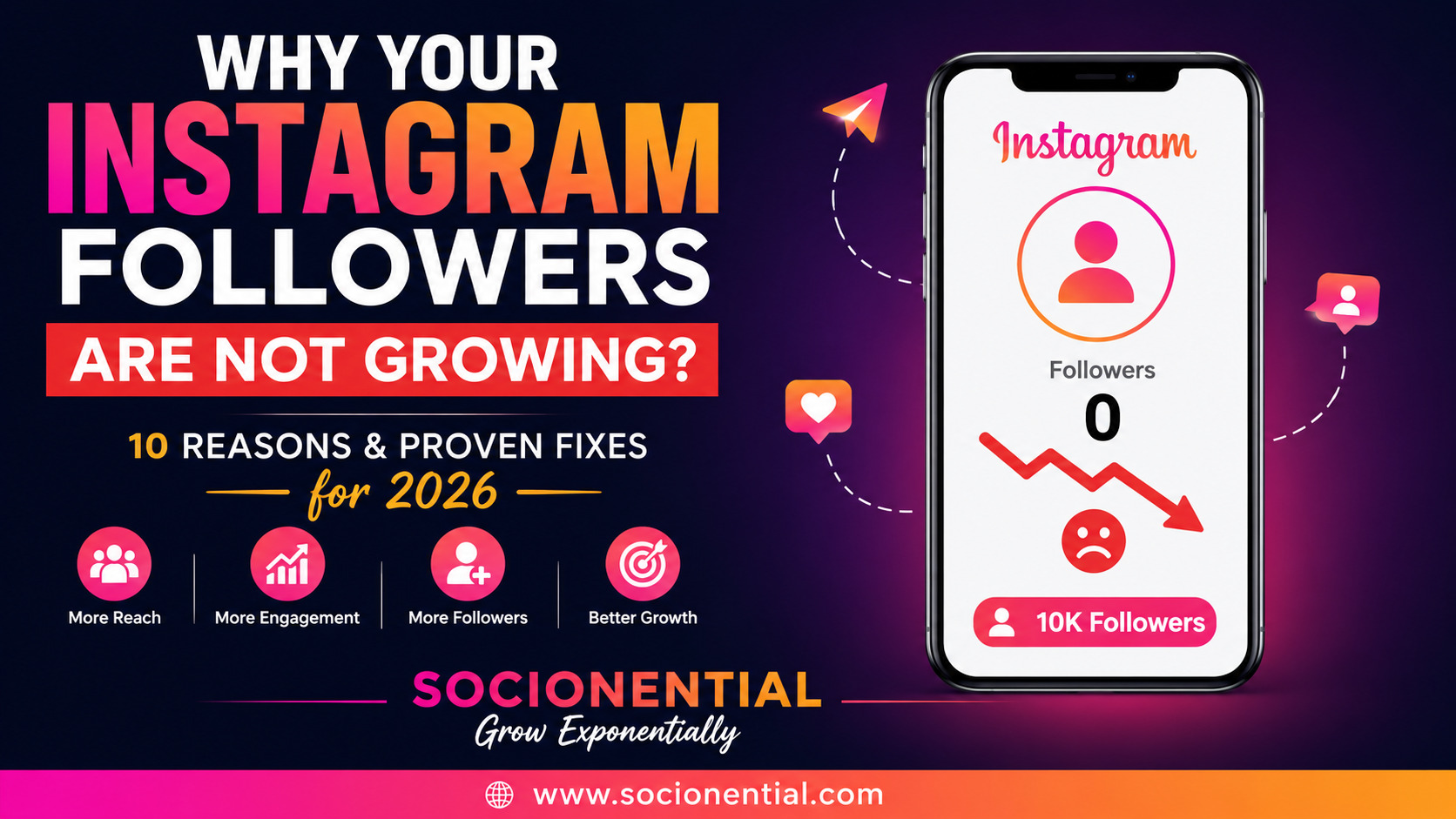 Why Your Instagram Followers Are Not Growing (And How to Fix It in 2026)
